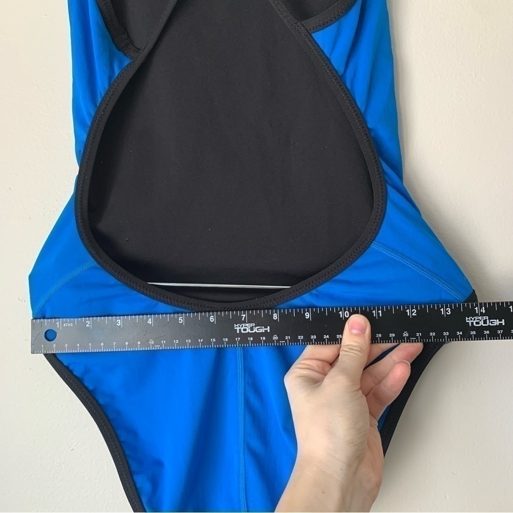 Speedo Solid Blue / Black Reversible Extreme Back… - image 6